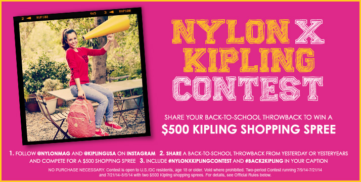 Nylon X Kipling Contest