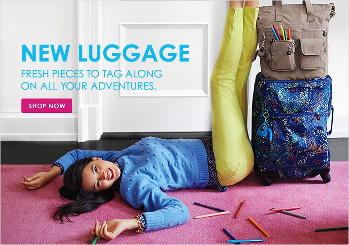 New Luggage - fresh pieces to tag along on all your adventures