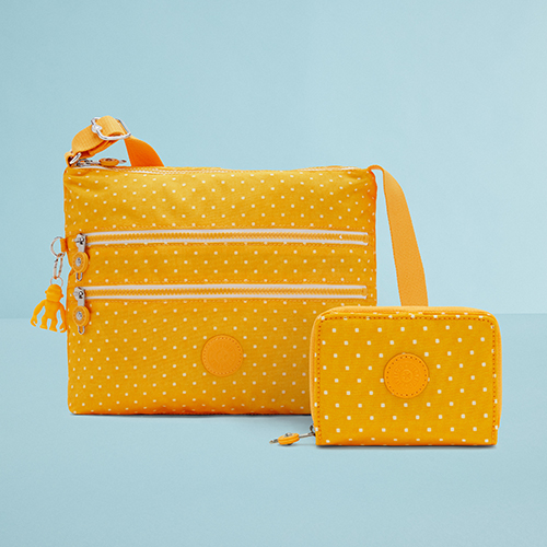 Kipling yellow bag cheap